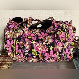 Vera Bradley pirouette pink duffel.